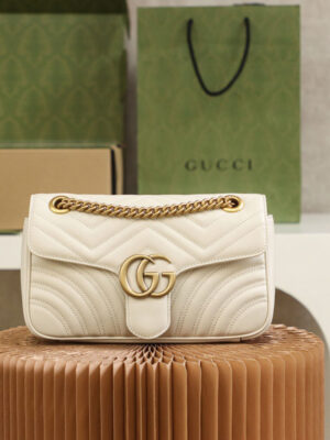 GG Marmont Small Matelassé Shoulder Bag