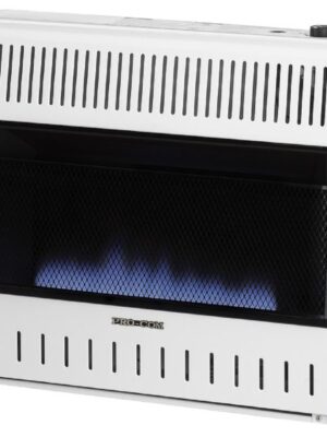 ProCom Reconditioned Dual Fuel Ventless Blue Flame Heater – 30,000 BTU, T-Stat Control – Model# MD300TBA-R