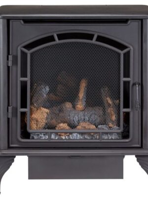 Duluth Forge Dual Fuel Ventless Gas Stove – 23,000 BTU, T-Stat Control – Model# DF25SMS