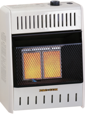 ProCom Reconditioned Dual Fuel Ventless Infrared Heater – 10,000 BTU, T-Stat Control – Model# MD2TPA-R
